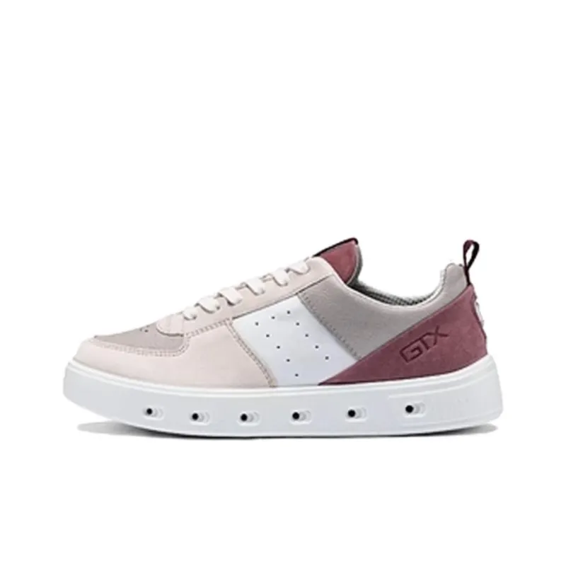 Ecco Low Top Skateboard Shoes Women's Lime Gray-0