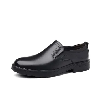 Romon Dress Shoes Men Low-Top Black