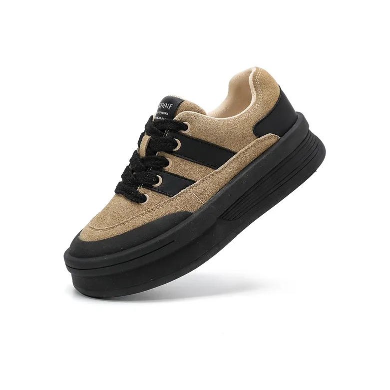 DAPHNE Abrasion Resistant Slip Resistant Low Top Skateboard Shoes 4cm Women's-15