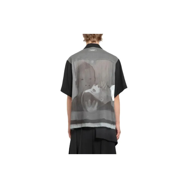 UNDERCOVER Print Polo Shirt-1
