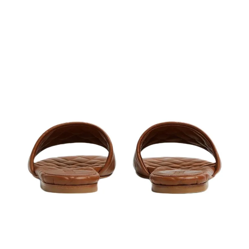 Bottega Veneta Quilted Slip On Sandals Women's-3