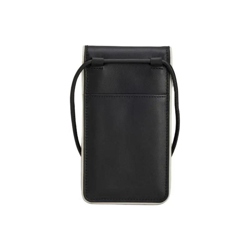 Y-3 Logo-print Leather Phone Holder-2