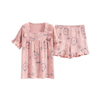 The Story Of The Flower Season Pajama Set Women's Rose Red