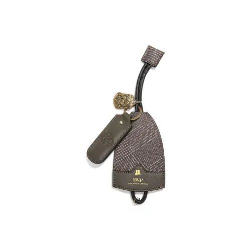BVP Cow Leather Key Pouch Regular Men's Vintage Green/Obsidian Black