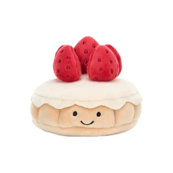JELLYCAT Pretty Patisserie Tarte Aux Fraises Plush Toy