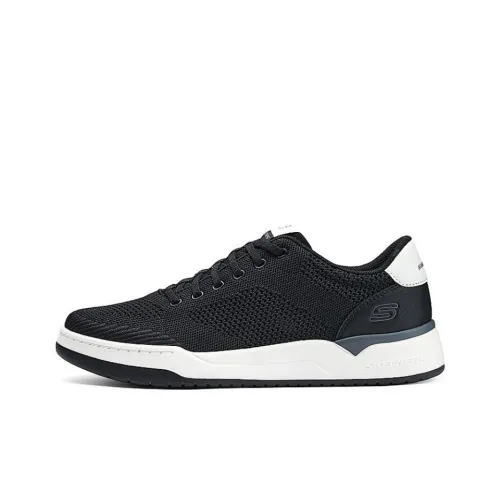 Skechers Anti-Slip Wear-Resistant Breathable Lightweight Low-Top Casual Shoes Men's Black