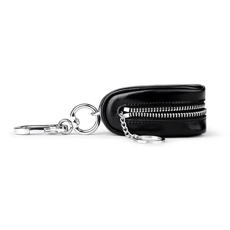 WilliamPOLO Top Grain Cow Leather Small Size Keychain Key Pouch Mini Men's Multicolor-1