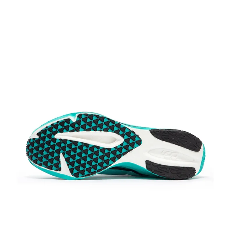 361° Speed Team Cushioned Slip Resistant Abrasion Resistant Breathable Low Top Sprint Running Shoes Unisex Teal Black-4