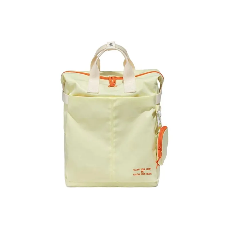SHUNYIDE Nylon Fabric Backpack Regular Unisex Yellow/Navy Blue-0