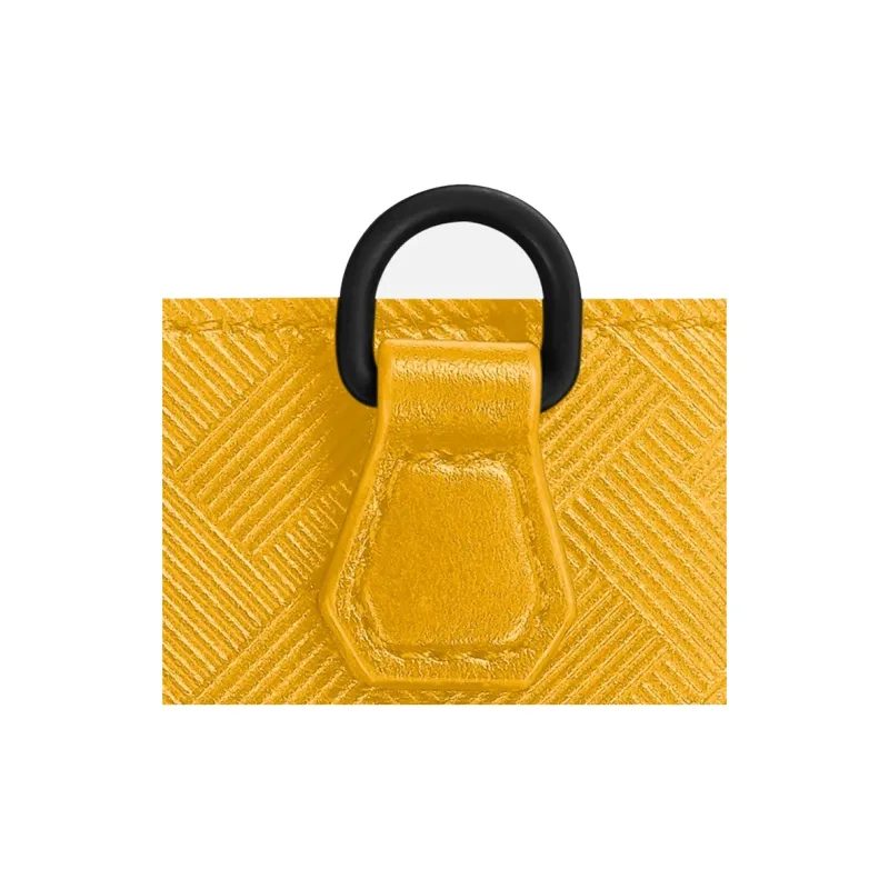 MONTBLANC Leather Wallet Men's Warm Ginger Yellow-3