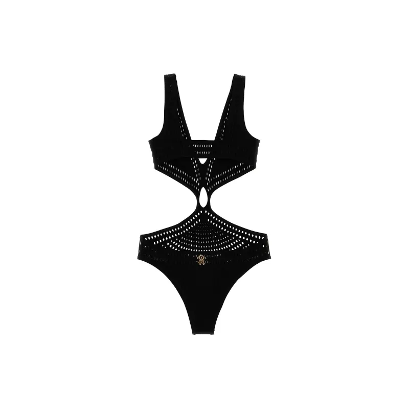 Roberto Cavalli Cut out Openwork Swimsuit-1