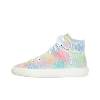 CHANEL Women's Printed Fabric Sneaker 'Pastel Multi Color' Women's