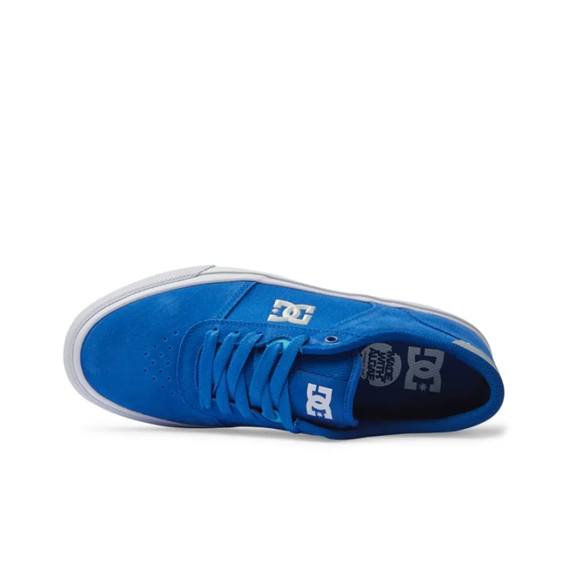 DC Shoes Slip-Resistant Cushioning Wear-Resistant Low-Top Skateboard Shoes Blue-3