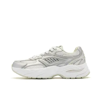 QIAODAN Kaiyuan 2.0 Breathable And Lightweight Low Top Casual Shoes Women's Silver Jordan White