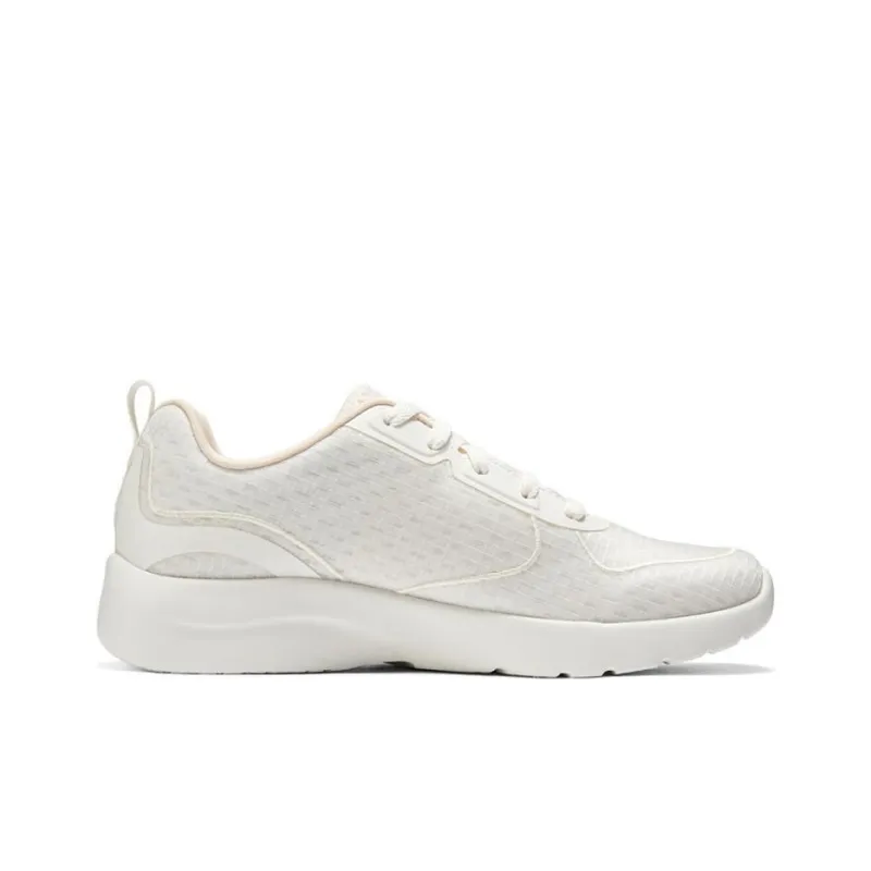 Skechers Cushioning Anti Slip Wear Resistant Breathability Low Top Casual Running Shoes Women's White-1