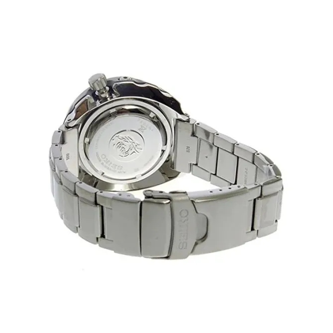 SEIKO Automatic Mechanical Movement Stainless Steel Strap Watch Men's Watches Black Dial SRPA79J1-1