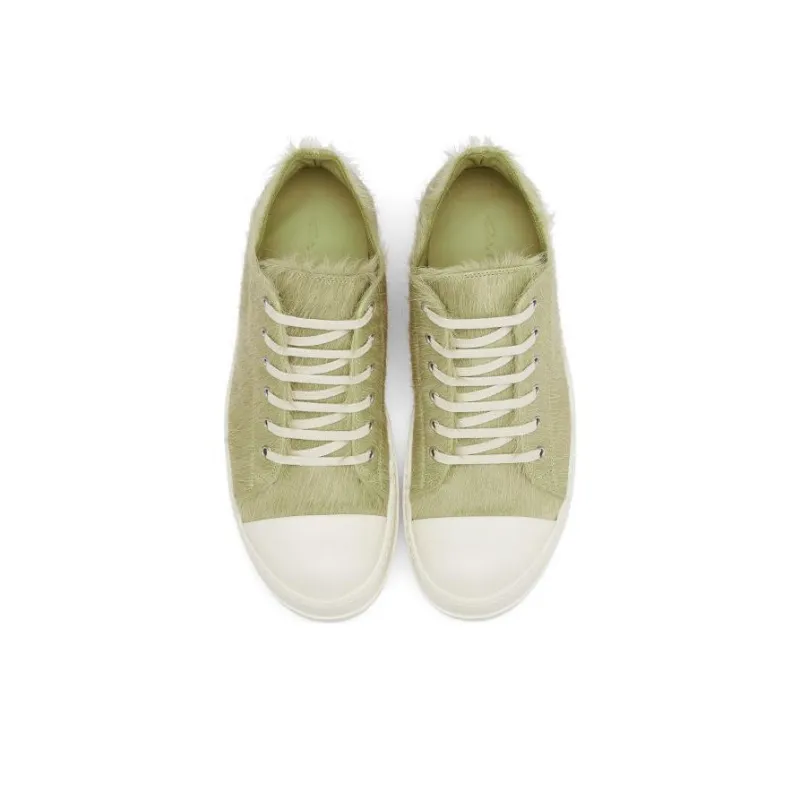 RICK OWENS/RO Low Top Skateboard Shoes Men's Green-3