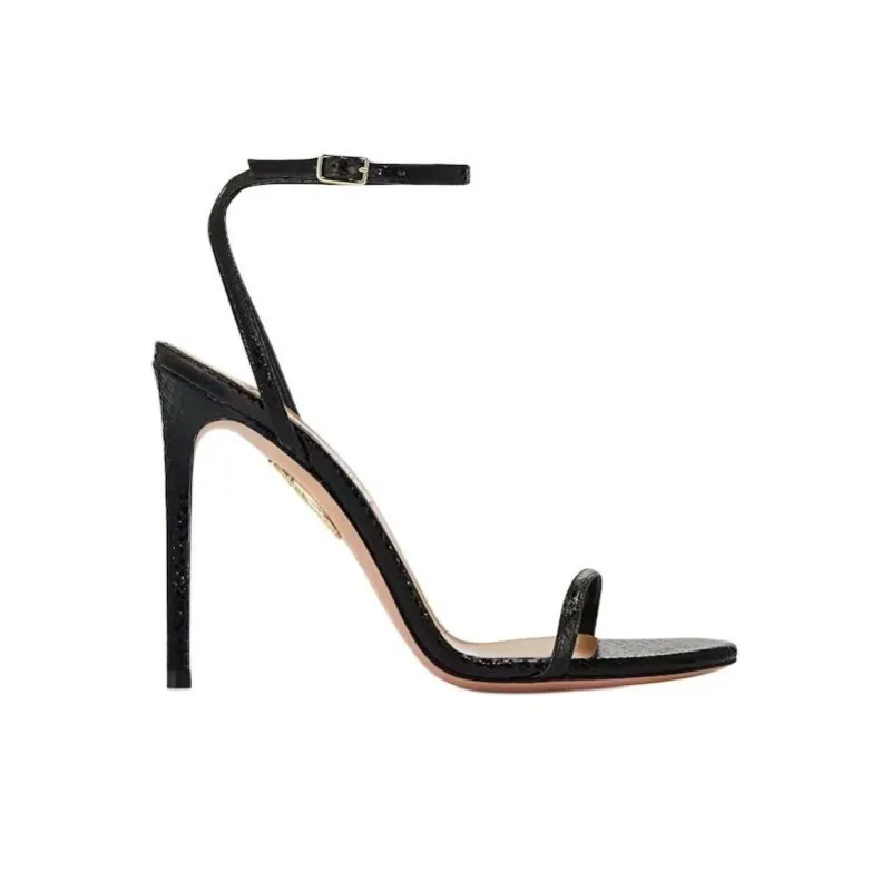 AQUAZZURA Olie 110mm Leather Sandals-1