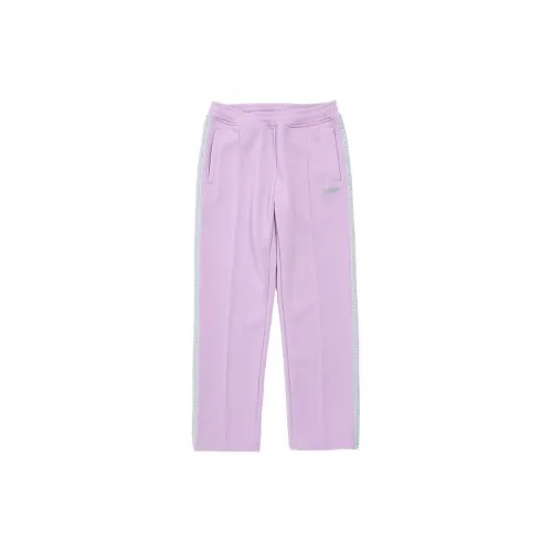 Nerdy Knitted Sweatpants Unisex Light Purple