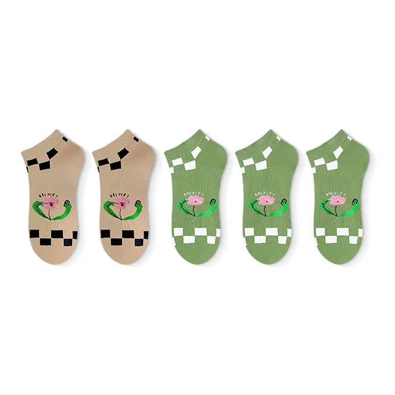 SALOATO Ankle Socks Women's 5 Pack-16