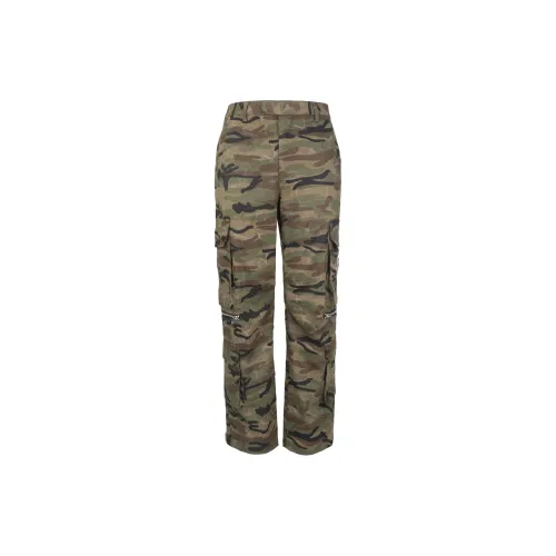 False Perception Cargo Pants Unisex Army Green