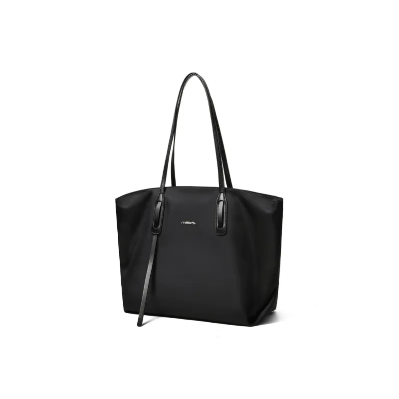 MILLIE'S Fabric Tote Shopping Bag Shoulder Bag Underarm Large Bag Regular Women's Black-2