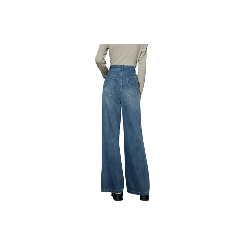 SMEN Jeans Women's Denim Blue-1