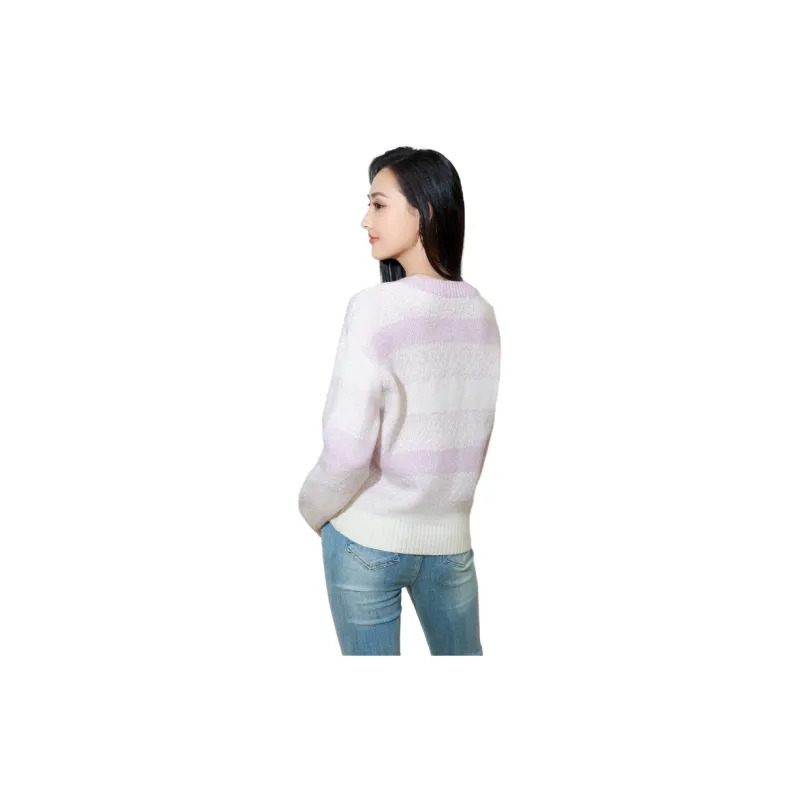 SMEN Knitwear Women's Purple-1