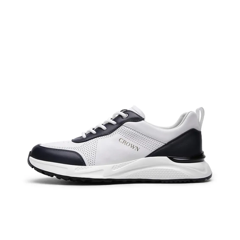 CROWN Wear-Resistant Slip-Resistant Low-Top Casual Shoes Men's-5