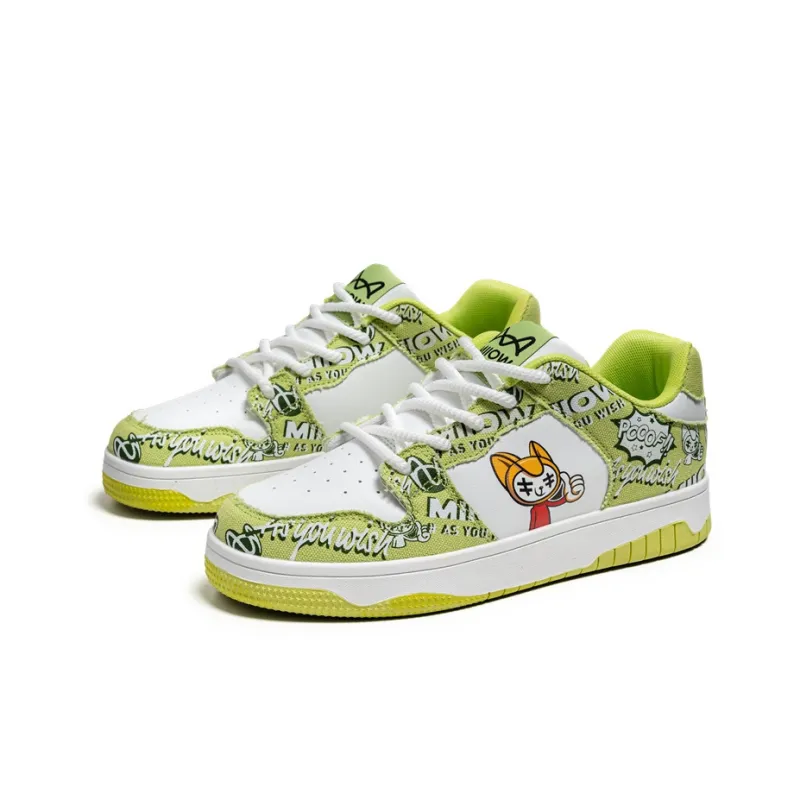 MIIOW Trend Party Series Coverage Anti-Slip Wear-Resistant Lightweight Breathable Low-Top Skateboard Shoes Unisex-19