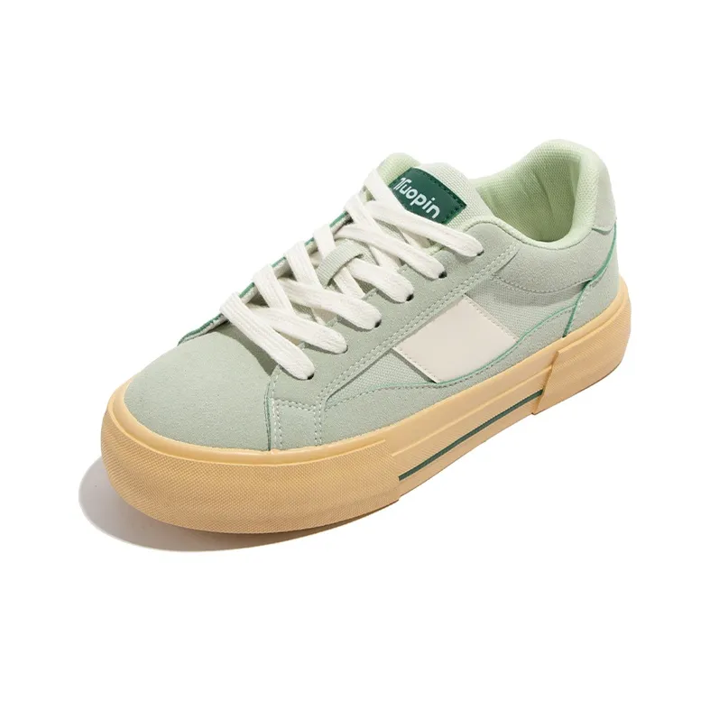 TUOPIN Slip Resistant, Abrasion Resistant, Breathable, Height Increasing Low Top Skateboard Shoes Unisex-6