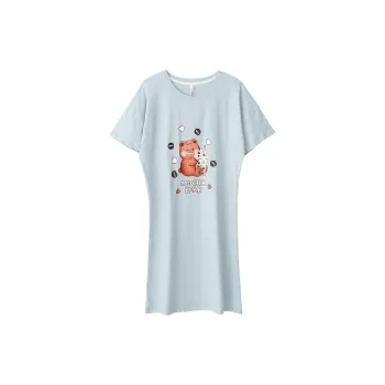 Dorame Nightgown Women's Light Blue