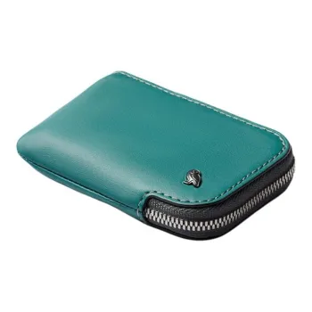 BELLROY Cow Leather Card Holder Men's Turquoise