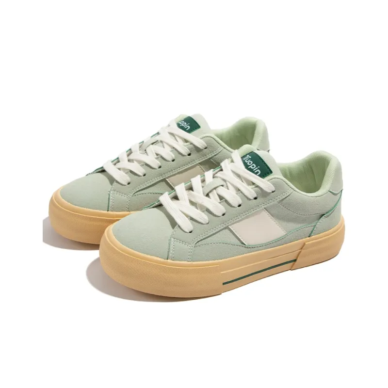 TUOPIN Slip Resistant, Abrasion Resistant, Breathable, Height Increasing Low Top Skateboard Shoes Unisex-7