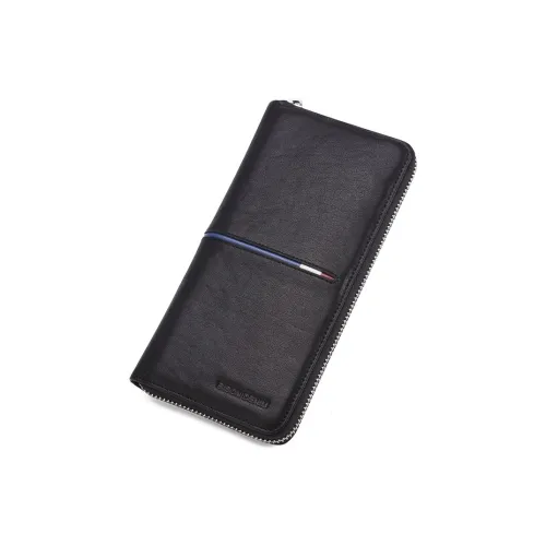 BISON DENIM Wallets Black