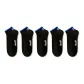 5 Pack Black Blue