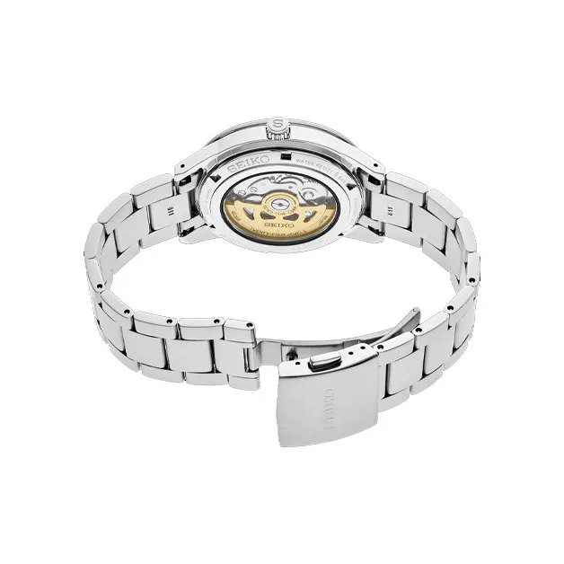 SEIKO Mechanical Movement Watch Men's Watches Black Dial SSA425J1-2
