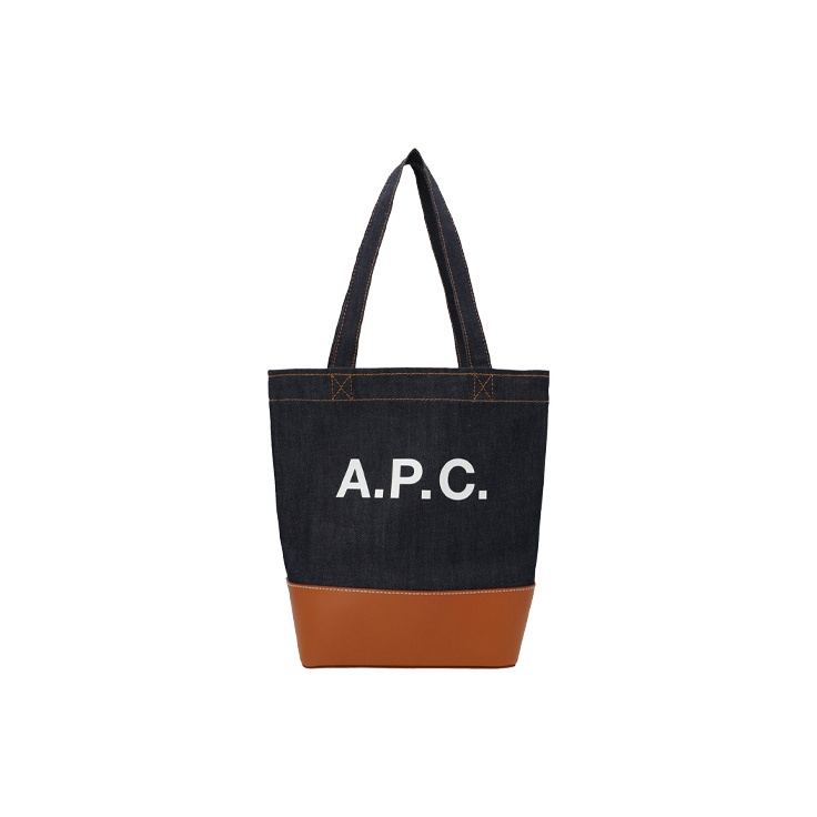 A.P.C Axelle Two-Tone Small Tote Bag - POIZON