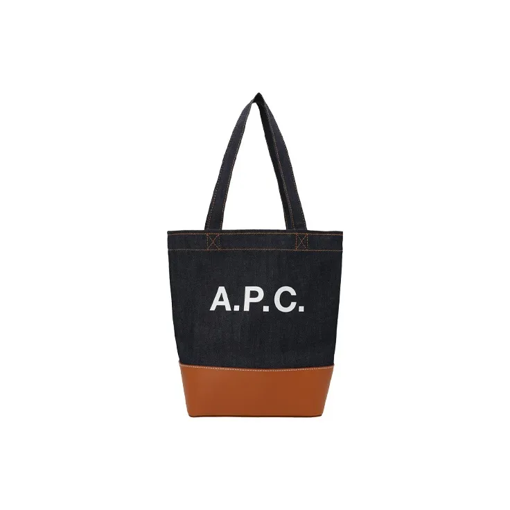 A.P.C Axelle Two Tone Small Tote Bag-0