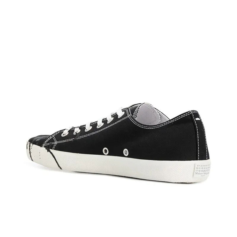 Maison Margiela Tabi Low Top Skateboard Shoes Men's Black White-2
