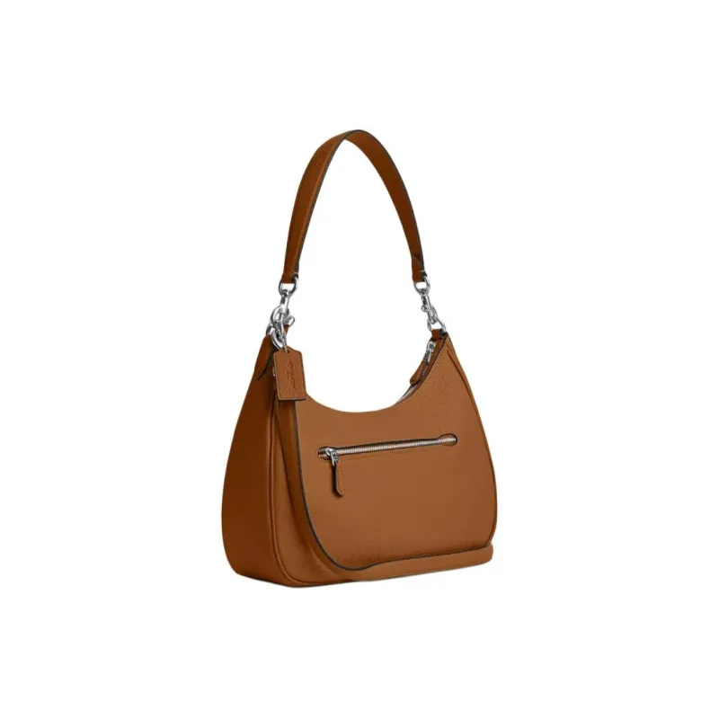 COACH Hobo Pebbled Leather Crescent Bag, Shoulder Bag, Handbag, Shoulder Bag Tubas Women's-1