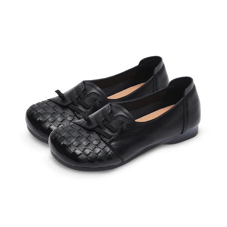 Mulinsen Genuine Leather Granny Shoes Women's-6