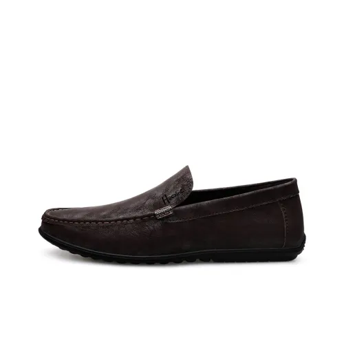 Extravagant Gommino Loafers Men Brown