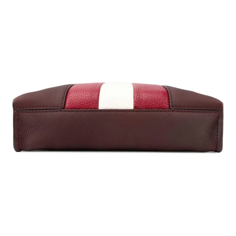 BALLY Cow Leather Messenger Bag Crossbody Bags Shoulder Bags Men's Brown-7