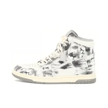AMIRI High Top Stylish Skateboarding Shoes Men's Black White