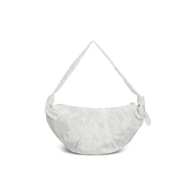Lemaire Croissant Series Cotton Handbag Shoulder Bag Women's White-3
