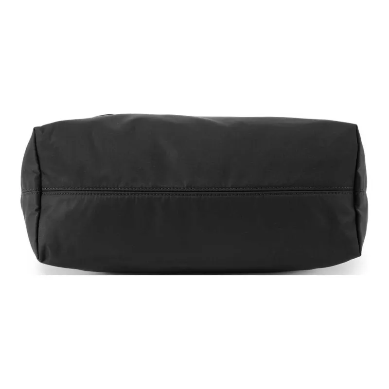 Burberry Calfskin Trim Tote Bag, Shopping Bag, Shoulder Bag, Handbag Small Size Women's Pure Black-4