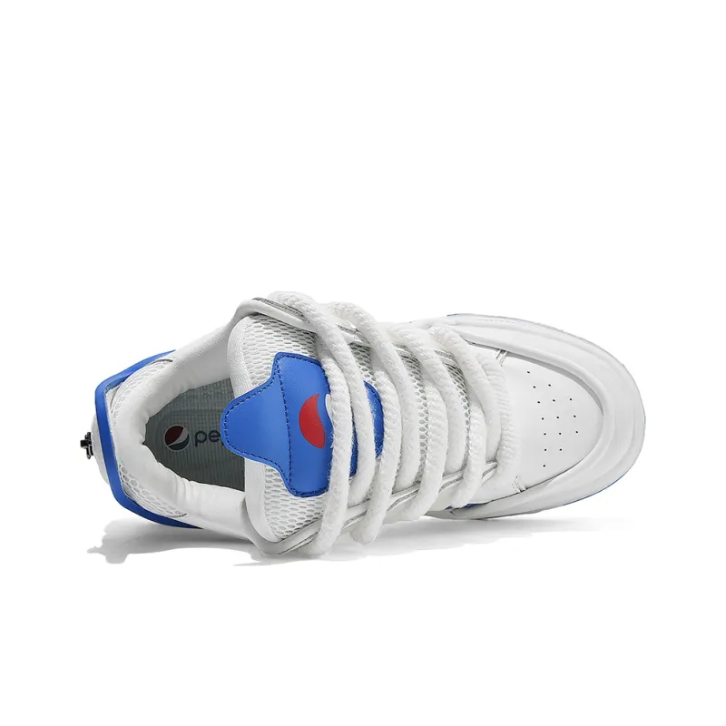 Pepsi Slip-Resistant Cushioning Abrasion-Resistant Low-Top Skateboard Shoes Men's-5