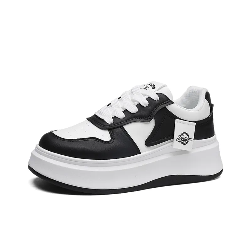 Tonlion Abrasion Resistant Breathable Height Increasing Low Top Stylish Skateboarding Shoes Women's-6