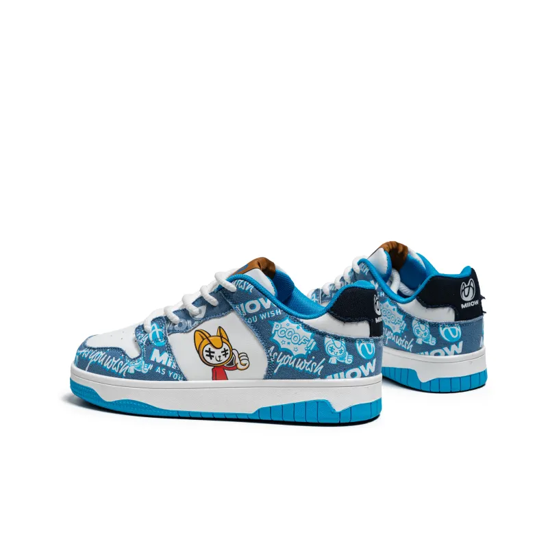 MIIOW Trend Party Series Coverage Anti-Slip Wear-Resistant Lightweight Breathable Low-Top Skateboard Shoes Unisex-3
